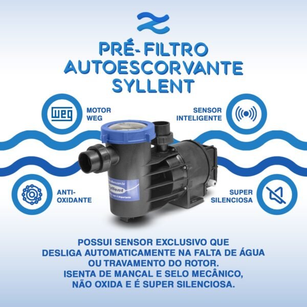 MOTOBOMBA SYLLENT - Oasis Piscinas Rio Preto 2